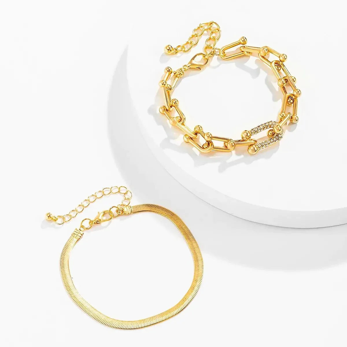 2pc Luxe Lock & Herringbone Set