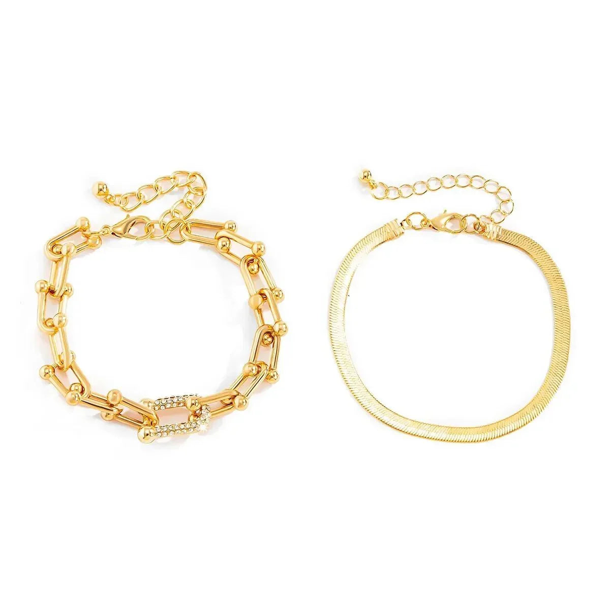 2pc Luxe Lock & Herringbone Set