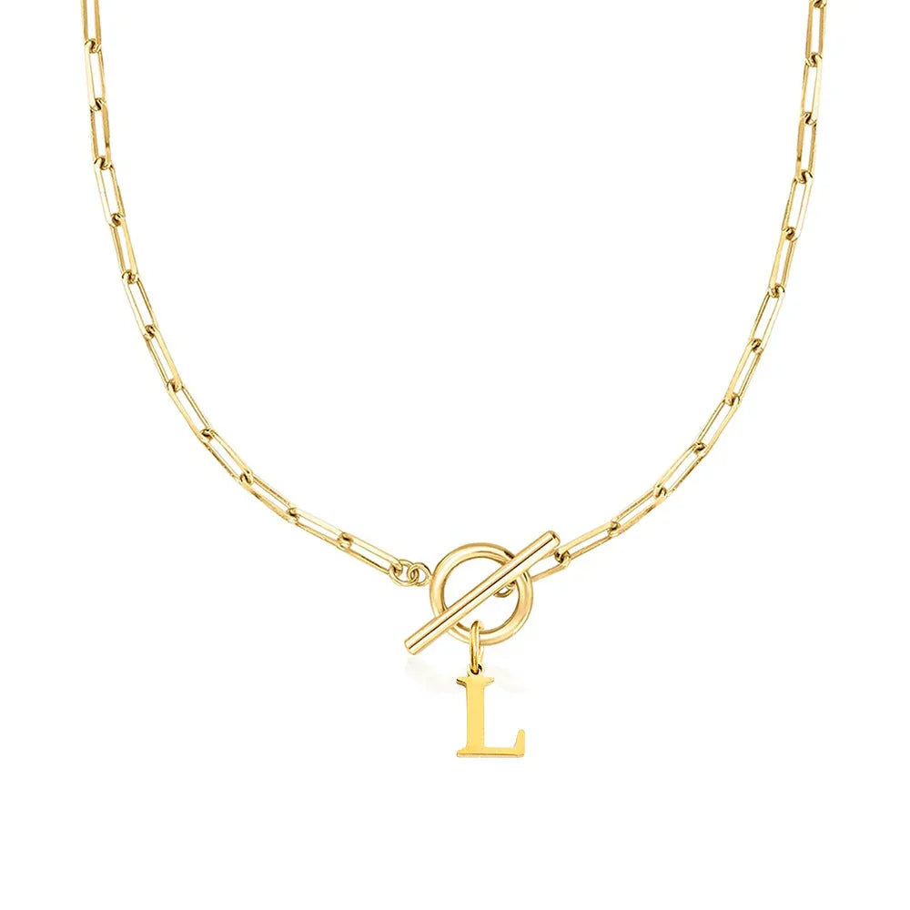 PaperLink Letter Necklace