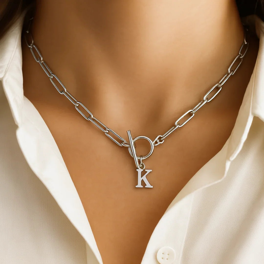 PaperLink Letter Necklace