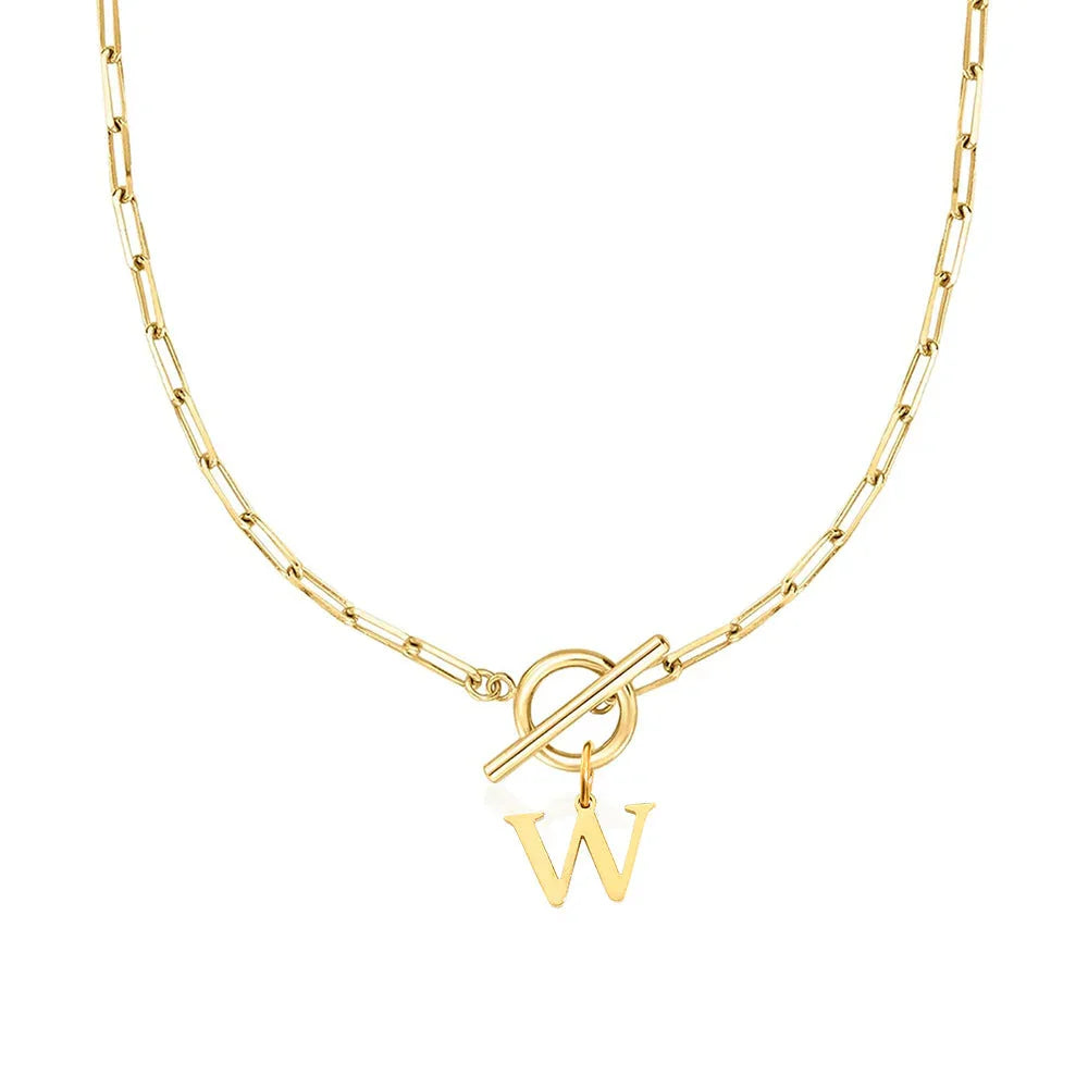 PaperLink Letter Necklace