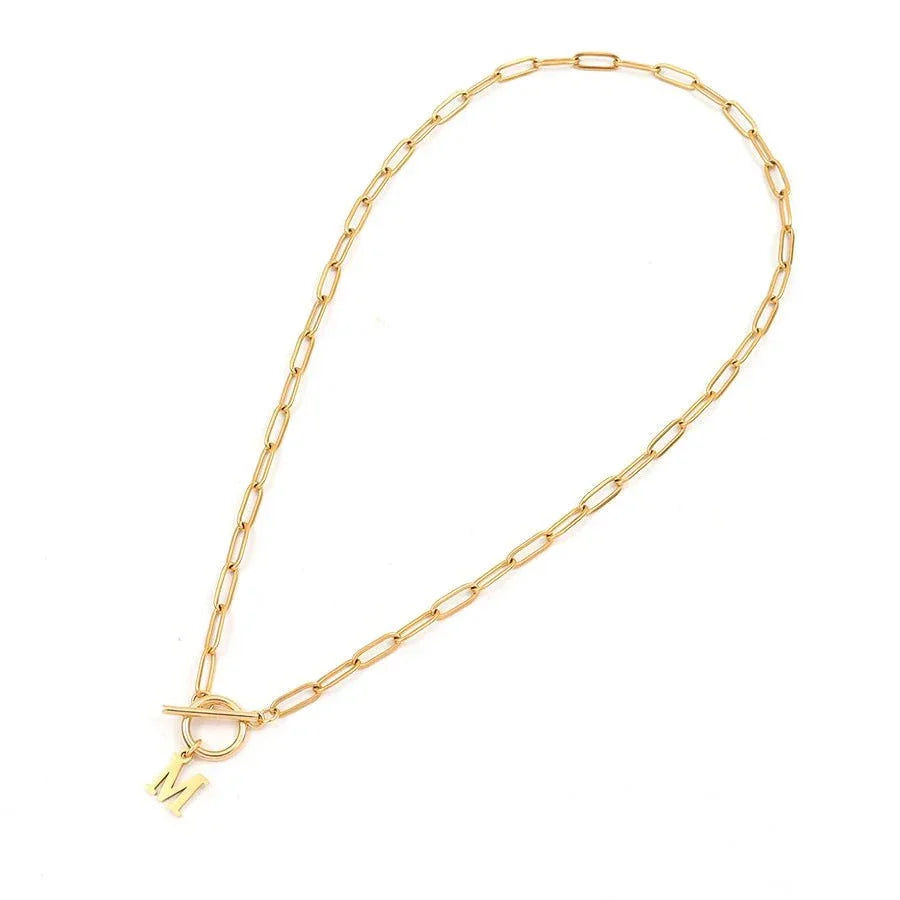 PaperLink Letter Necklace