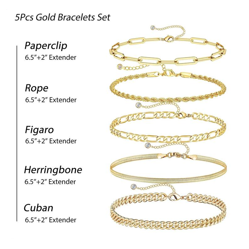 Timeless 5-Piece Chain Stack