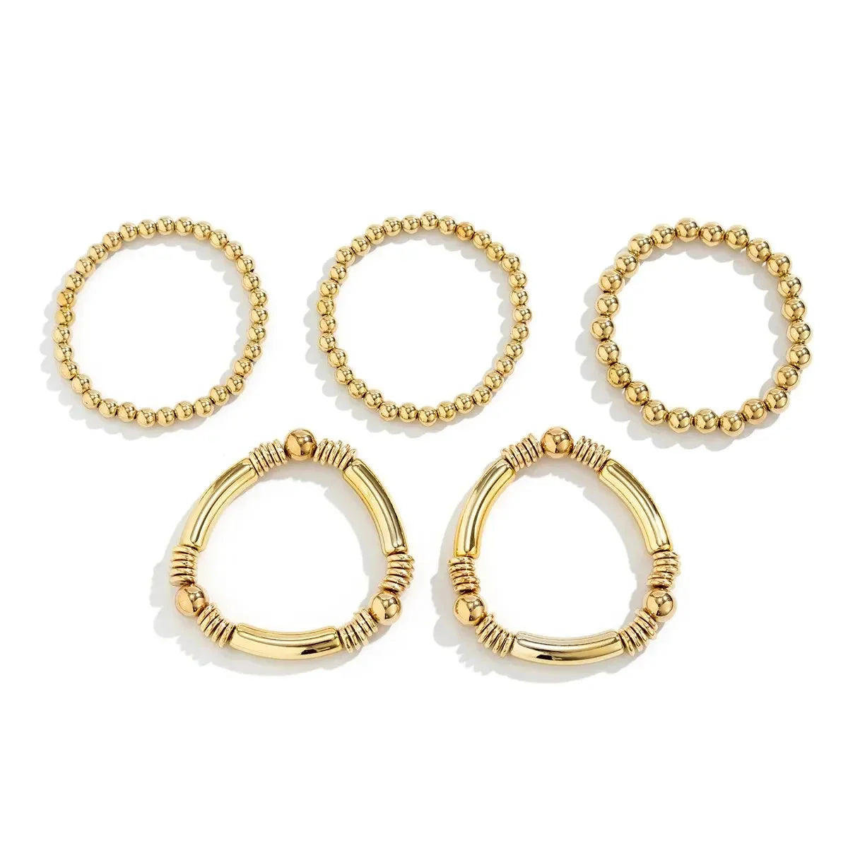 Beaded Multi-Layer Bracelet Stack Set