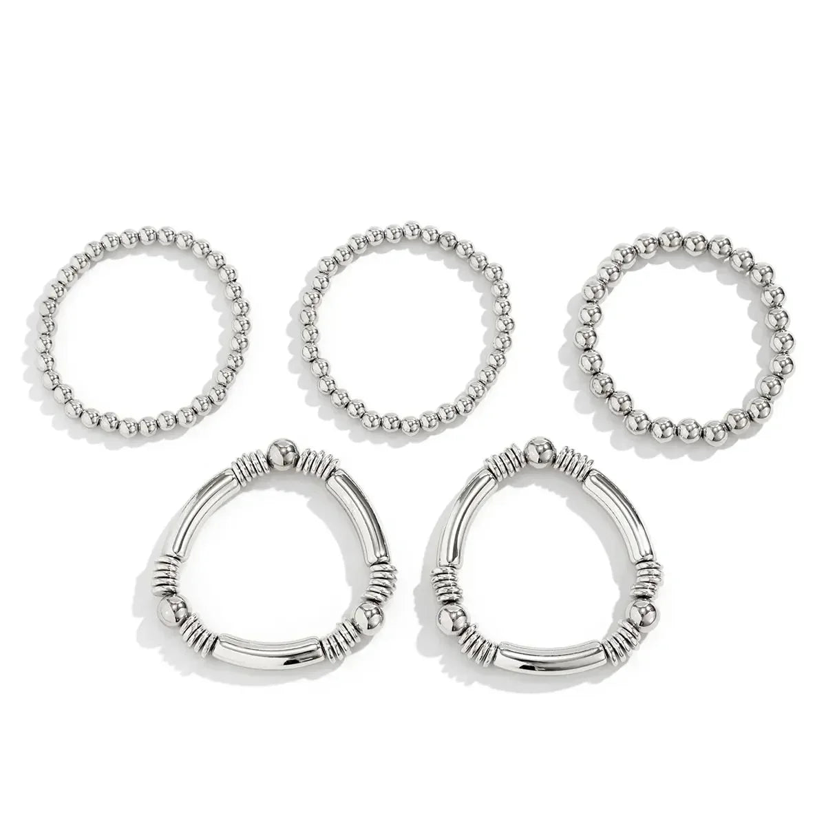 Beaded Multi-Layer Bracelet Stack Set