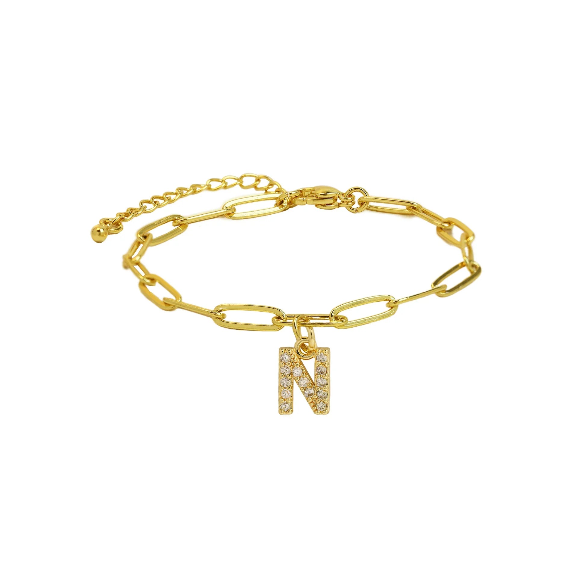Dainty LinkMonogram Bracelet