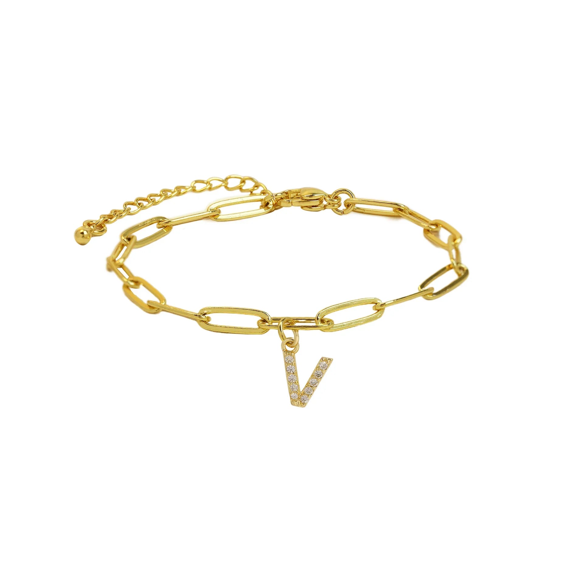Dainty LinkMonogram Bracelet