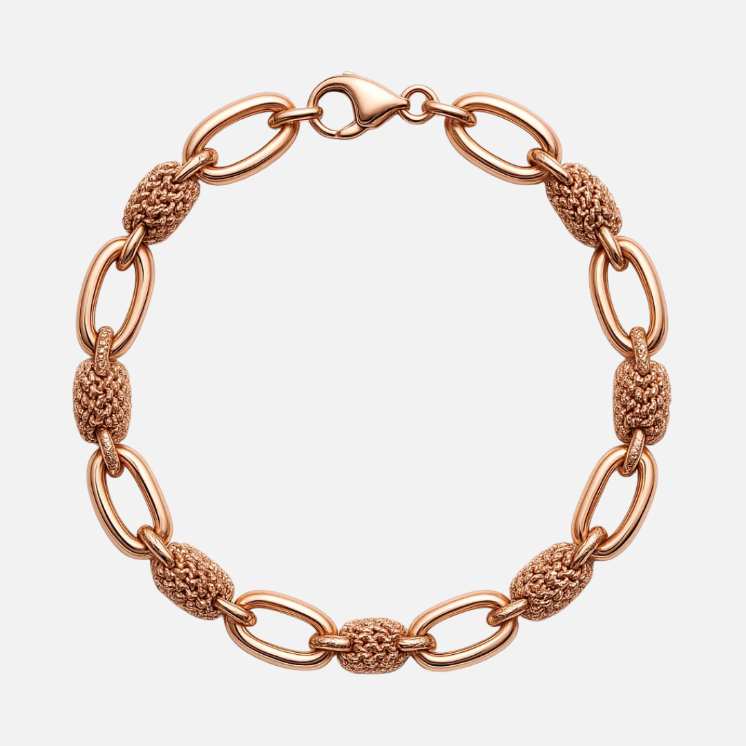 Bold Contrast Chain Bracelet
