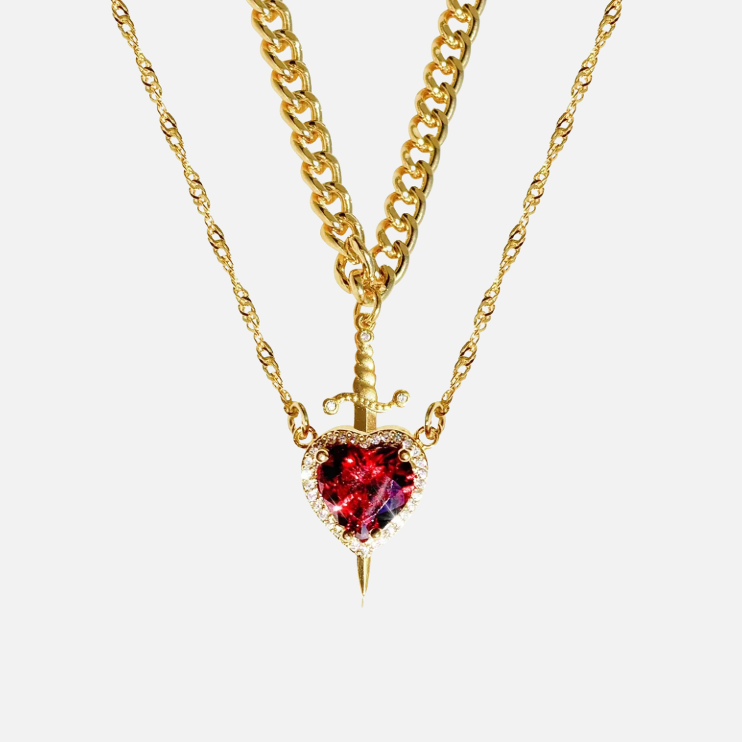 Couple's Crown Pendant Set – Prince & Princess
