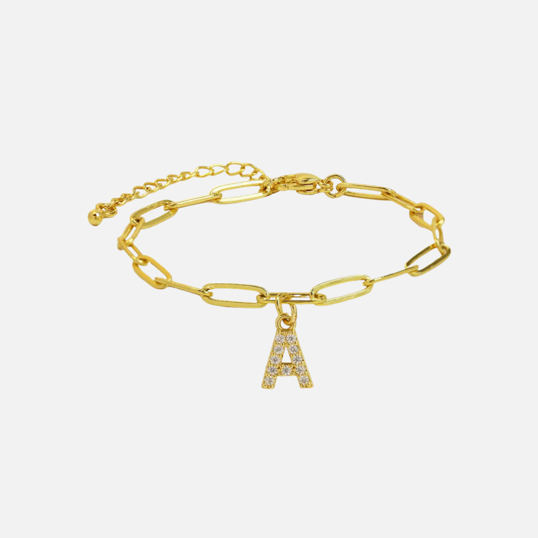 Dainty LinkMonogram Bracelet