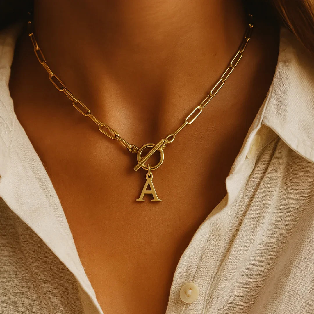 PaperLink Letter Necklace
