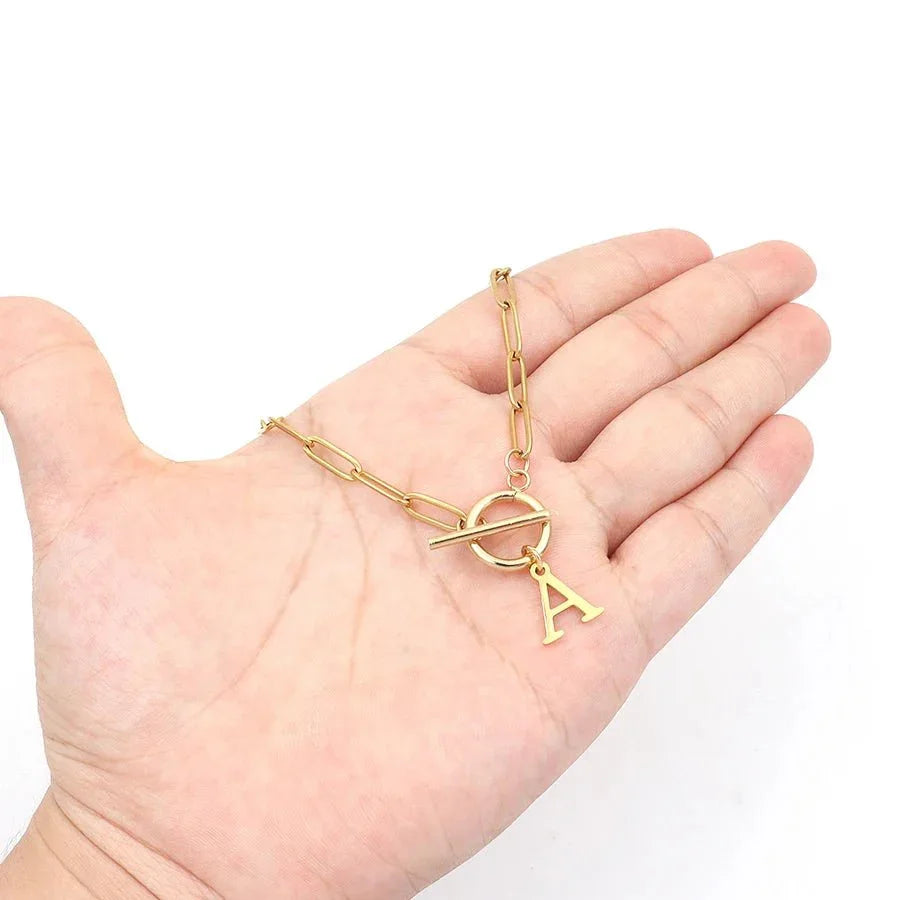 PaperLink Letter Necklace